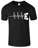 Gamer Heartbeat Video Game Lover Funny T-Shirt