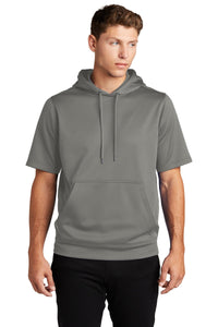 Sport-Tek Sport-Wick Fleece Short Sleeve Hooded Pullover ST251