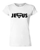 Super Jesus Religios Womens T-Shirt