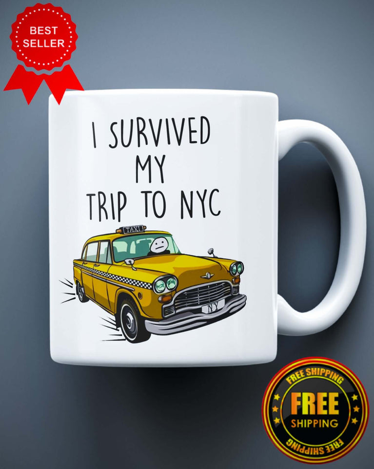 I Survived My Trip To NYC Ceramic Mug